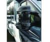 Beschermkappen voor buitenspiegels Fiat, Citroen, Peugeot camper zwart lang Heavy Duty