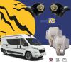 Heosafe Buscamper Sloten VAN Security Pakket voor Fiat Ducato X250 / X290 tot 2021 Grijs