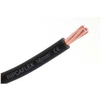 Accu kabel 16mm² zwart per meter