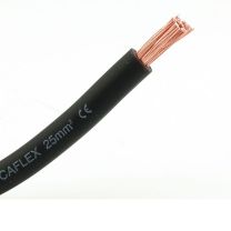 Accu kabel 25mm² zwart per meter