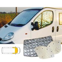 Raamisolatie binnenzijde 3-delig Renault Trafic III, Opel Vivaro, Nissan NV300 2014 - heden Beige