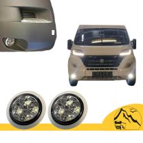 Led dagrij verlichting in voorbumper Fiat, Peugeot, Citroen 2014 - heden X290 wit