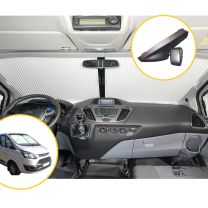 Remifront 4 verduisteringsysteem Ford Transit Custom 2018 - heden voorzijde met zichtpakket