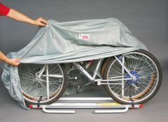 Beschermhoes voor fietsendrager disseldrager of chassis drager