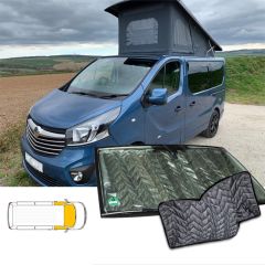 Raamisolatie binnenzijde magneetsluiting 3-delig Renault Trafic, Opel Vivaro, Nissan NV 2015 - heden